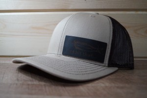 Khaki/Coffee Hat (Black Leather)